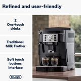 De'Longhi Magnifica S, Automatic Bean to Cup Coffee Machine, Espresso and Cappuccino Maker, ECAM22.110.B, Black